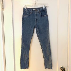Levi's 721 Vintage High Rise Skinny Jean (Cropped)